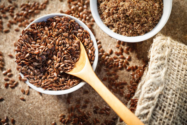 Flaxseed oil used to support hot flashes and night sweats during menopause